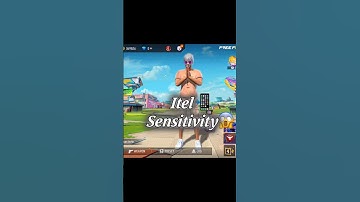 Itel sensitivity😱for all itel devices📲100% Working✅ #foryou #freefire #fyp #grow #sensi #viral