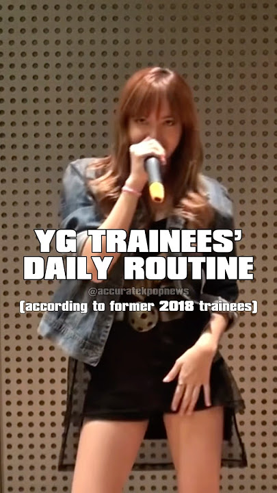 YG Entertainment Trainees’ DAILY routine #shorts #kpop #ygngg #babymonster #blackpink #yg