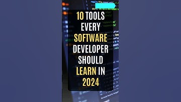 10 Tools Every Software Developer Should Learn in 2024 #software #developer #tools