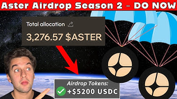 Aster Season 2 Airdrop - DO THIS NOW