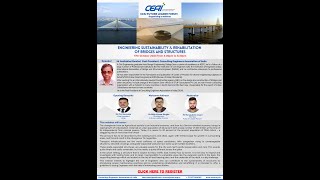 Webinar on "Engineering Sustainability & Rehabilitation of Bridges and Structures"