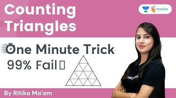 Counting Triangles | One Minute Trick | 99% Fail  | By Ritika Ma