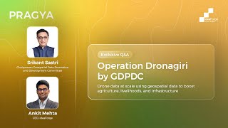 PRAGYA 2025 | Drone Data at Scale: Boosting Agriculture, Livelihoods & Infrastructure
In this exclusive Q&A session, Srikant Sastri, Chairperson of the Geospatial Data Promotion and Development Committee (GDPDC), joined our CEO, Ankit Mehta, for a deep dive into how geospatial data at scale is transforming agriculture, livelihoods, and infrastructure.
Mr. Sastri shared his vision for how drone and geospatial technologies are reshaping the way we understand and manage the world around us - from creating digital twins and improving urban planning and traffic management to preventing urban encroachment and supporting sustainable development.
He also highlights Operation Dronagiri, an initiative that demonstrates the power of combining drone, satellite, and ground data to generate richer, actionable intelligence for mission-driven outcomes.
This conversation reflects how collaboration between government, startups, and industry can unlock true scale - turning national missions into measurable impact on the ground.
Watch this session to discover how drone data at scale is shaping the next phase of geospatial intelligence and data-driven governance.
Speakers:
Srikant Sastri - Chairperson, Geospatial Data Promotion and Development Committee (GDPDC)
Ankit Mehta - Co-founder and CEO, ideaForge (Moderator) PRAGYA 2025 | Drone Data at Scale: Boosting Agriculture, Livelihoods & Infrastructure