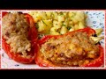 ЗАПЕЧЁННЫЙ ФАРШИРОВАННЫЙ ПЕРЕЦ С КАРТОФЕЛЕМ !!!