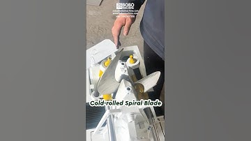 Sectional Helical Spiral Auger Blade Screw Flight Hydraulic Press Cold Rolling Machine