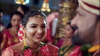 best wedding highlights | wedding day of chaitra & ankith - 2021 Punik Studio Mangaluru