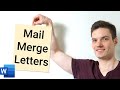How to Mail Merge Letters - Office 365