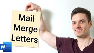 How to Mail Merge Letters  Office 365