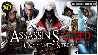 🔴 24/7 ASSASSIN'S CREED Walkthrough Marathon Stream🔪 Eat/Sleep/Study/Relax🔪 by Weiss Network TV 🔪