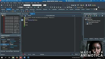 Control & Properties : Membuat Biodata Menggunakan Delphi 10.3