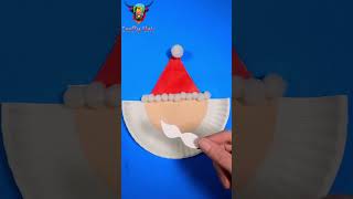 Paper-Plate Craft. Santa.