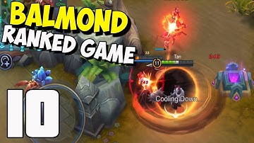 Mobile Legends - Gameplay part 10 - Balmond Ranked Game (iOS, Android)