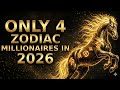 Only THESE 4 Chinese Zodiac Signs Will Get RICH in 2026 Fire Horse Year#zodiac #astrology #horoscope