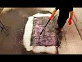 Extremely rotten incredible dirty carpet cleaning satisfying asmr