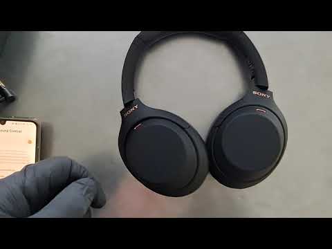 Sony WH-1000XM4 headphone unboxing and hands on