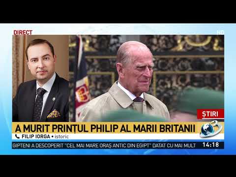 Istoricul Filip Iorga: Prinţul Philip de Edinburgh a fost acea stâncă pe care Regina Elisabeta a