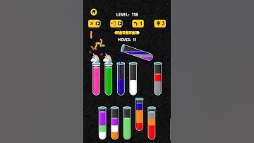Colour Water Sort 3D #short #games #gameplay #gaming #gamingvideos #foryou Level 118