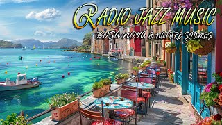 Morning coffee shop atmosphere in Italy with bossa nova music for a happy mood to start the day🎷