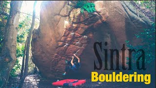 A day of bouldering in Sintra, Portugal