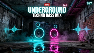 Techno Bass Mix Underground 2025 🔥 Dark EDM Instrumental | Deep Club Bass & Industrial Vibes #live