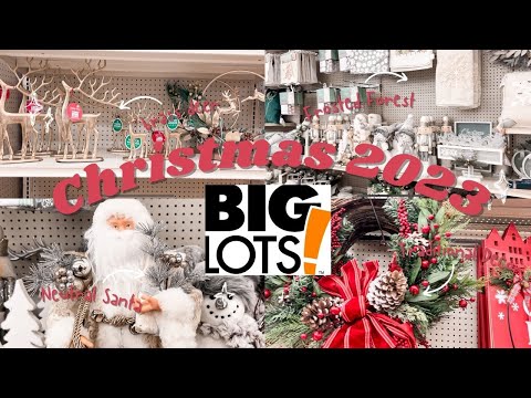 BIG LOTS CHRISTMAS DECOR CLEARANCE SHOP WITH ME 