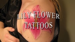 Lily Flower Tattoos