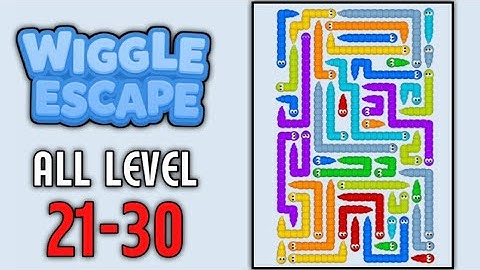 Wiggle Escape All Levels 21 22 23 24 25 26 27 28 29 30 Gameplay Walkthrough (Android,iOS)