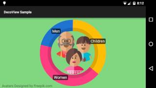 DecoView Animated arc based charting library for Android