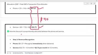 17.  Allocation of standalone selling price to transaction price - Revenue Recognition ASC 606