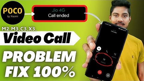How to Fix POCO Video Calling Ended Problem | Poco M3 Video Call Setting | Poco M2 Not Video Call