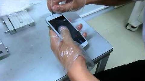 How to remove the frame from the LCD for Samsung S3 and S4