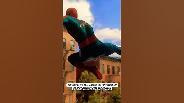 “The day after Peter made his last wish to be forgotten except Spider-Man” #marvel #spiderman #fyp