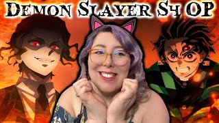 DEMON SLAYER SEASON 4 OPENING REACTION - Zamber Reacts