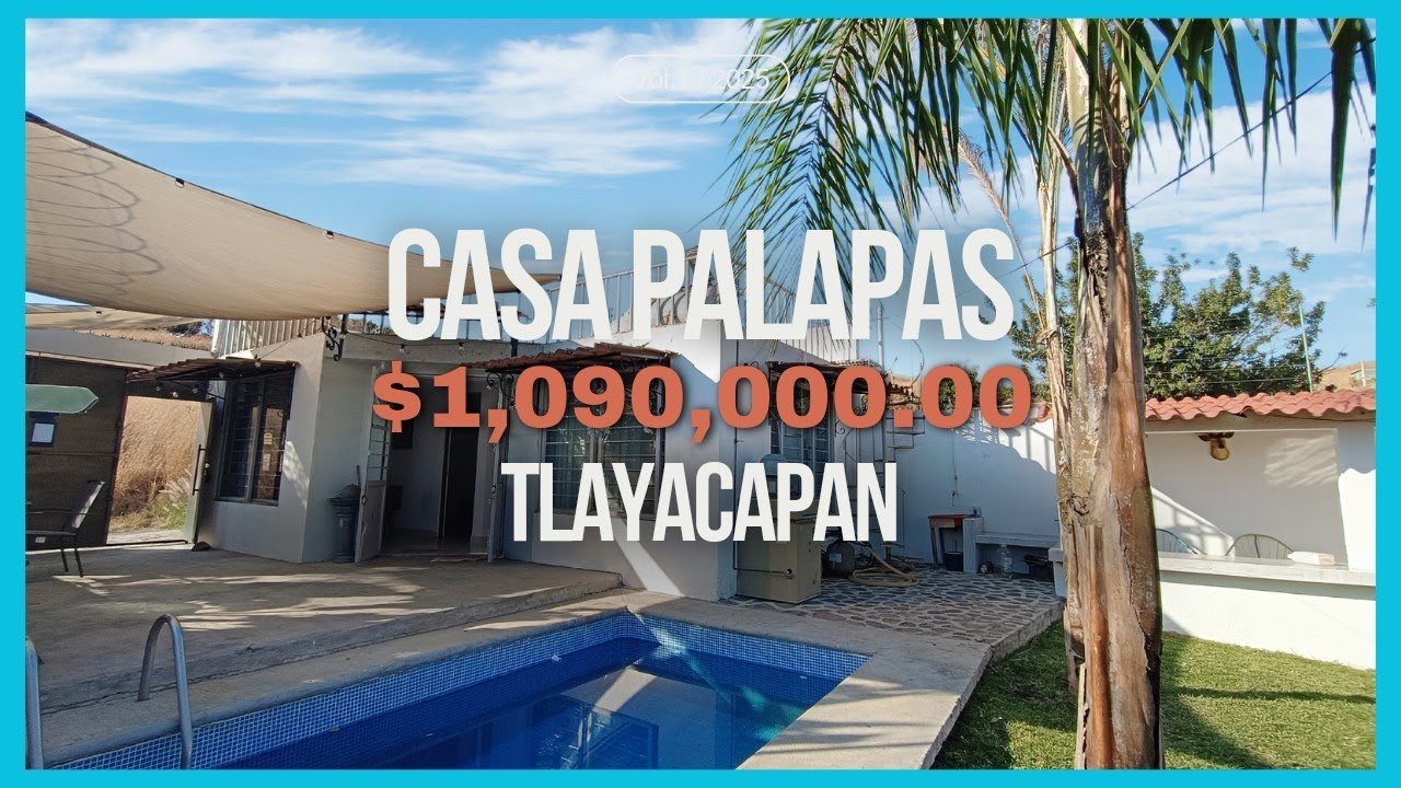 ‼️ SUPER DESCUENTO 🏡 CASA PALAPAS ✅ TLAYACAPAN MORELOS
