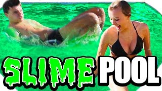 EXTREME SLIME POOL CHALLENGE! W/Boyfriend