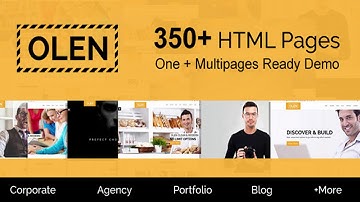 OLEN - Multipurpose Responsive Corporate HTML5 Template | Themeforest Website Templates and Themes