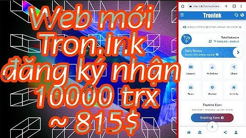 ✅ TronInk | Web Đào TRX Miễn Phí Uy Tín, Lợi Nhuận Cao,Đào TRX Tự Động,Đầu Tư TRX,Trang Đào TRX