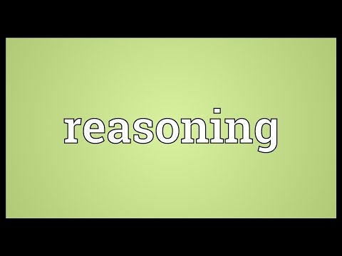 Reasoning Meaning