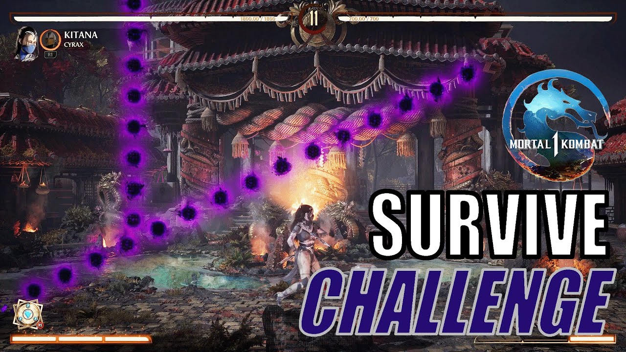 RAINING PURPLE SHADOWBALLS - Survive Challenge Fire Temple Season 3 | Mortal Kombat 1 Invasions