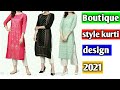 Boutique style kurti design  latest kurti design 2021  shinymart