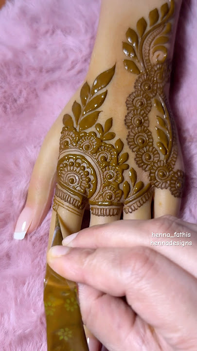 Arabic MehndiDesign #hennatatto #mehndi #mehndidesign #mehandi #music #hennatutorial #mehendi #henna