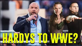 Will the Hardy Boyz Return to WWE?
Theres a lot of chatter about the future of the Hardys, as they chase TNA tag team gold.
In this clip from The Extreme Life of Matt Hardy, Matt Hardy discusses whether or not a return to WWE could be on the horizon for the Hardy Boyz, and how Jeff Hardy would feel about it all.
Download the Extreme Life wherever you get your podcasts, and at ExtremeHardy.com!
#WWE #HardyBoyz #TNA Will the Hardy Boyz Return to WWE?