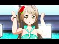 【LoveLive!スクフェスACHM】「告白日和、です!」ことり&花陽(水着風衣装)60fps WQHD 2K1440p