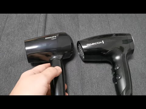 Philips Essential Care BHC010 1200W hair dryer - review compared to Remington D5000 Compact 1800W