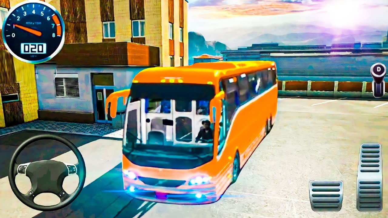 Offroad Coach Bus Driving Simulator 3D | Uphill Tourist Transport Driver | Android GamePlay #2