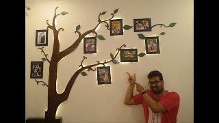 Beautiful wall decor - Make Family tree @Rs 500