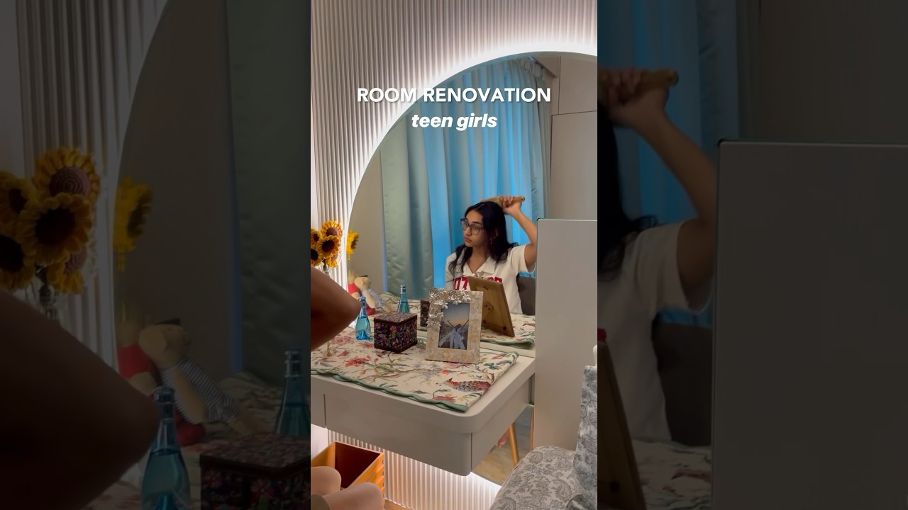 Renovating Teenage Girls Room #teengirl #roomdecor #houseinteriors #interiordesign #kidsroom #house