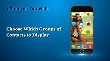 Browse or Search for Contacts on Apple iPhone  smart phones user guide support