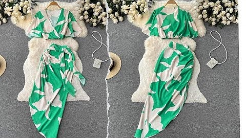 how to make a side draped skirt, using slash and spread method.