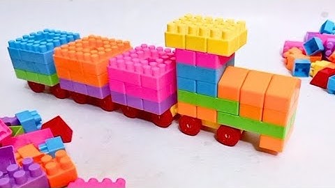 Satisfying DIY Lego Train | ASMR | Building Blocks | Block Game | Aeli Building Blocks